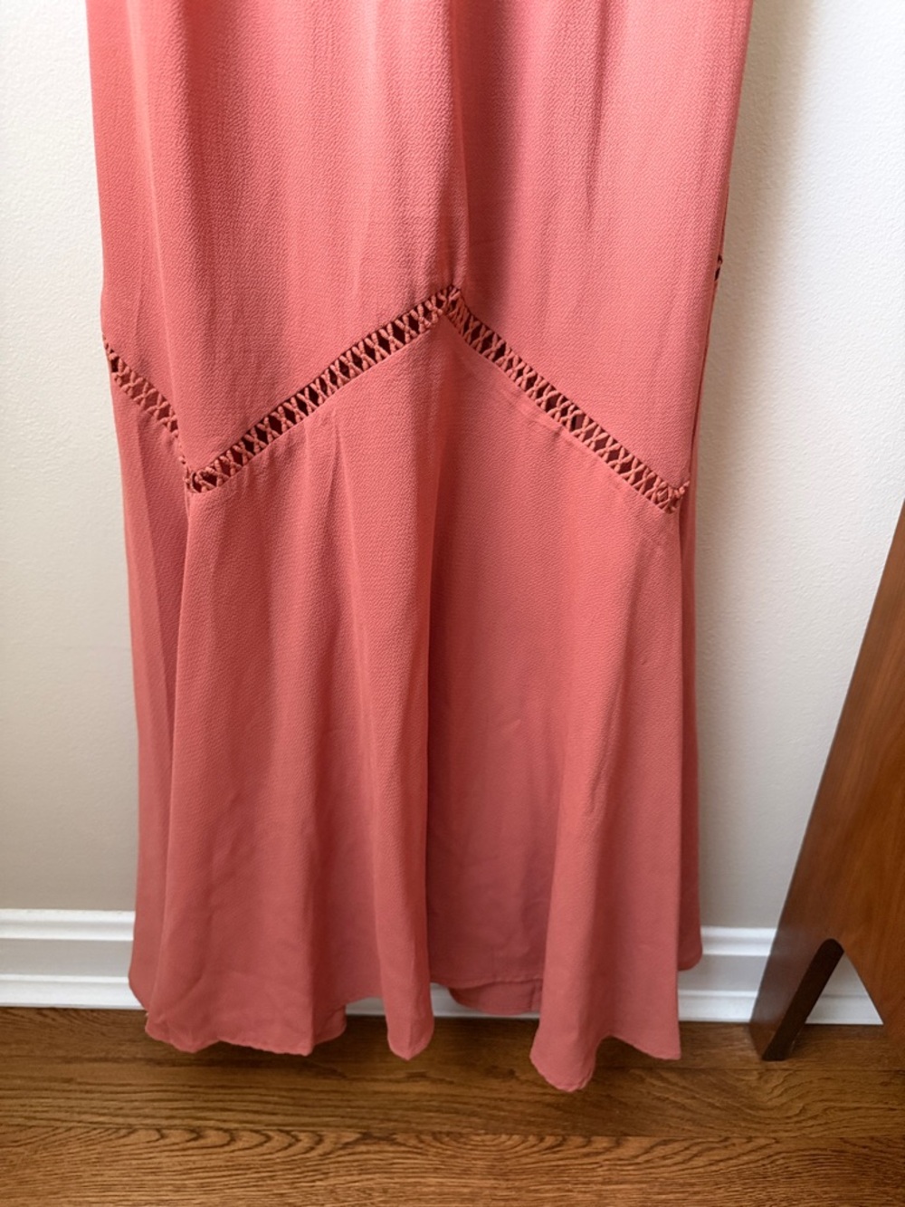 Boohoo Rust Off-Shoulder Tassel Maxi Dress - Picture 6 of 7